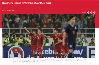 Truyền thông châu Á ngợi ca thầy trò Park Hang Seo sau trận đại thắng Thái Lan