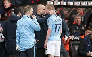 Man City đối mặt với tổn thất lớn sau trận thắng Bournemouth