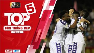 VIDEO: 5 bàn thắng đẹp nhất vòng 2 V-League 2019