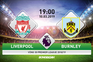 Nhận định Liverpool vs Burnley (19h ngày 10/3): Anfield nâng cánh Lữ đoàn đỏ