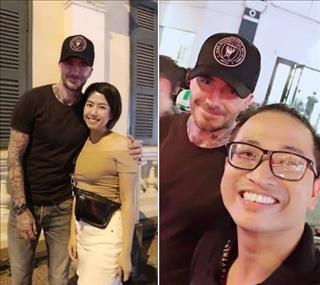 David Beckham vui vẻ chụp ảnh cùng fan tại phố đi bộ ở TPHCM