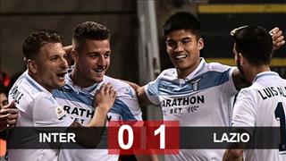 Inter Milan 0-1 Lazio: Áp sát Top 4