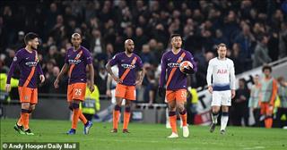 Trận thua Tottenham chứng tỏ Man City chưa phải đội bóng lớn