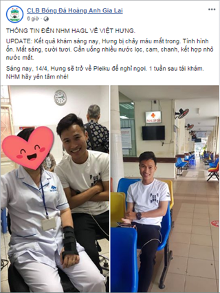 HAGL nhận tin vui từ tiền vệ Triệu Việt Hưng