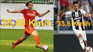 Tiền đạo Văn Toàn và màn bứt tốc đẳng cấp thế giới