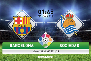 Nhận định Barca vs Sociedad (1h45 ngày 21/4): Màn dạo chơi của Leo
