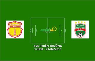 Xem trực tiếp Nam Định vs Bình Dương vòng 6 Vleague chiều nay ở đâu ?