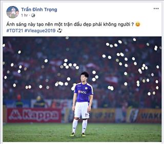 Trung vệ Đình Trọng nhắn nhủ NHM cổ vũ văn minh