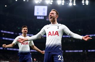 Video tổng hợp: Tottenham 1-0 Brighton (Đá bù vòng 33 Premier League 2018/19)