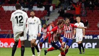 Atletico Madrid 3-2 Valencia: Ngăn Barca đăng quang sớm