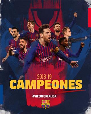 Vô địch La Liga, HLV Barcelona gửi lời thách thức Liverpool