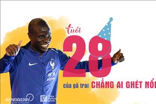 N’golo Kante: Tuổi 28 của gã trai chẳng-ai-ghét-nổi