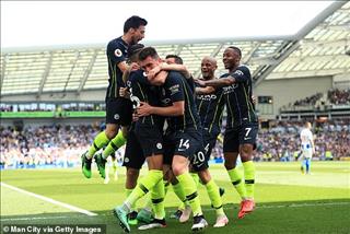 Video tổng hợp: Brighton 1-4 Man City (Vòng 38 Premier League 2018/19)