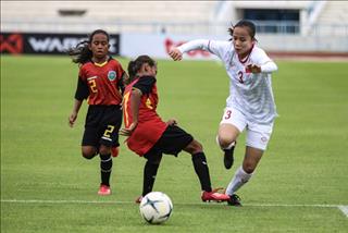 U15 nữ Việt Nam hủy diệt Đông Timor 16-0 tại giải Đông Nam Á