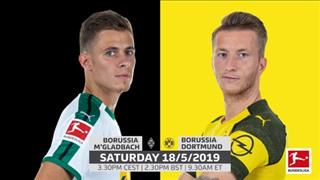 Nhận định Gladbach vs Dortmund 20h30 ngày 18/5 (Bundesliga 2018/19)