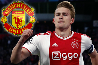 Van Gaal khuyên De Ligt từ chối MU, gia nhập Man City