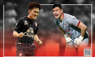 VIDEO: Khoảnh khắc Xuân Trường gặp Văn Lâm trên sân cỏ Thái Lan