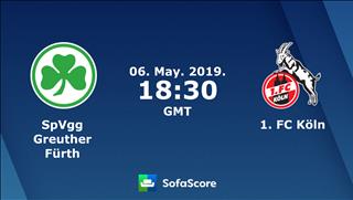 Nhận định Greuther Furth vs Cologne 1h30 ngày 7/5 (Hạng 2 Đức 2018/19)