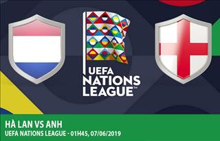 Thông tin trước trận đấu Hà Lan vs Anh đêm nay (Bán kết UEFA Nations League 2019)