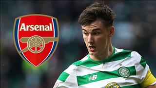Arsenal chưa từ bỏ mục tiêu Kieran Tierney của Celtic