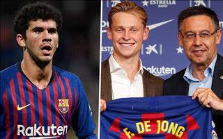 Barca lục đục nội bộ: Tân binh De Jong bị đồng đội tố cướp số áo trắng trợn