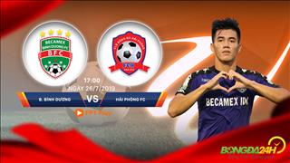 Xem trực tiếp Bình Dương vs Hải Phòng vòng 18 V-League 2019 ở đâu ?