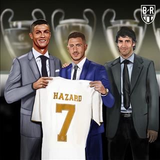 Hazard chính thức kế thừa số áo huyền thoại ở Real Madrid