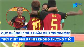 VIDEO: Cú poker của sao trẻ giúp U18 Timor Leste hủy diệt U18 Philippines