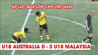 VIDEO: U18 Malaysia thắng sốc U18 Úc, U18 Việt Nam rơi vào thế nguy nan