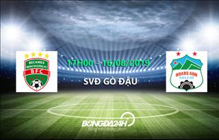 Xem trực tiếp Bình Dương vs HAGL vòng 21 V-League 2019 ở kênh sóng nào ?