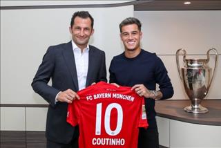 Coutinho đặt mục tiêu lớn tại Bayern Munich