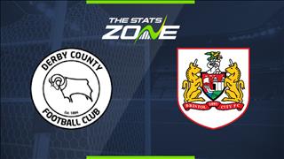 Nhận định Derby County vs Bristol City 1h45 ngày 21/8 (Hạng nhất Anh 2019/20)