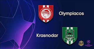 Nhận định Olympiacos vs Krasnodar 2h00 ngày 22/8 (Champions League 2019/20)