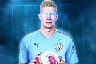 De Bruyne xứng danh vua kiến tạo ở giải Ngoại hạng