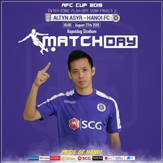 Trực tiếp bóng đá hôm nay: Altyn Asyr vs Hà Nội AFC Cup 2019 ở đâu ?