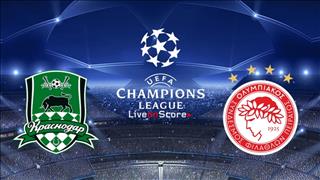 Nhận định Krasnodar vs Olympiacos 2h00 ngày 28/8 (Champions League 2019/20)