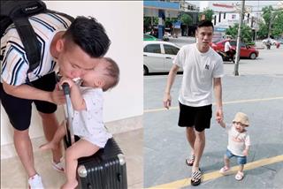 Người yêu bé nhỏ tiễn Quế Ngọc Hải lên tuyển tập trung