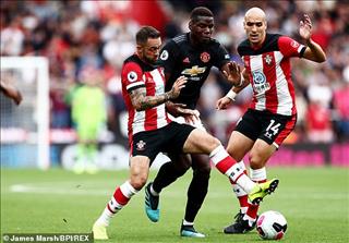 Những thống kê đáng nhớ sau trận đấu Southampton 1-1 MU