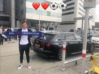 Văn Hậu đã có mặt tại Hà Lan, chuẩn bị ký hợp đồng với Heerenveen