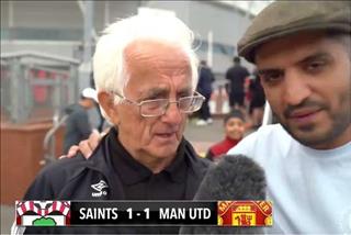 VIDEO: MU hòa thất vọng, CĐV già bật khóc