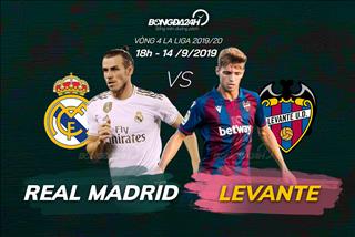 Nhận định Real vs Levante (18h ngày 14/9): Hazard trở lại, Kền kền có lợi hại hơn?
