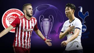 Nhận định Olympiakos vs Tottenham 23h55 ngày 18/9 (Champions League 2019/20)