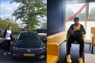 Vừa đến Hà Lan, Đoàn Văn Hậu nhận ngay xế khủng