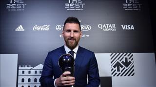 Messi lập thành tích chưa từng có sau danh hiệu The Best 2019