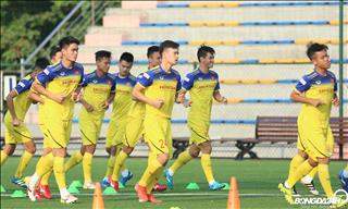 ẢNH: ĐT U22 Việt Nam phấn khởi sau trận thắng với đàn anh