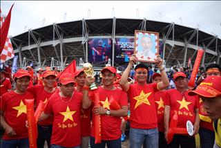 Bầu không khí trước trận Việt Nam vs Malaysia