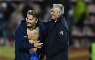 Tiền đạo Italia thở phào sau khi chấm dứt cơn hạn hán bàn thắng