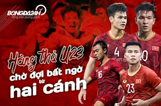 Hàng thủ U23 Việt Nam: Chờ bất ngờ từ hai cánh