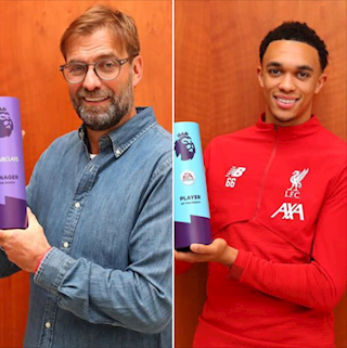 Liverpool tiếp tục thống trị giải thưởng Premier League tháng 12