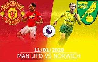 Nhận định MU vs Norwich (22h00 ngày 11/01): Quỷ đỏ trút giận!